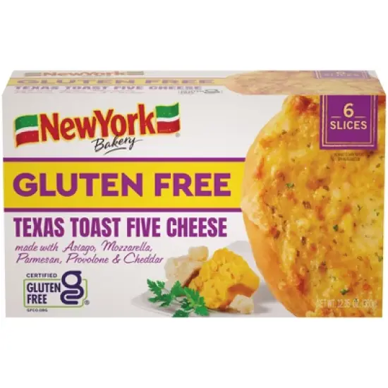 New York Bakery Gluten Free Frozen Five Cheese Texas Toast - 12.35oz image {10}