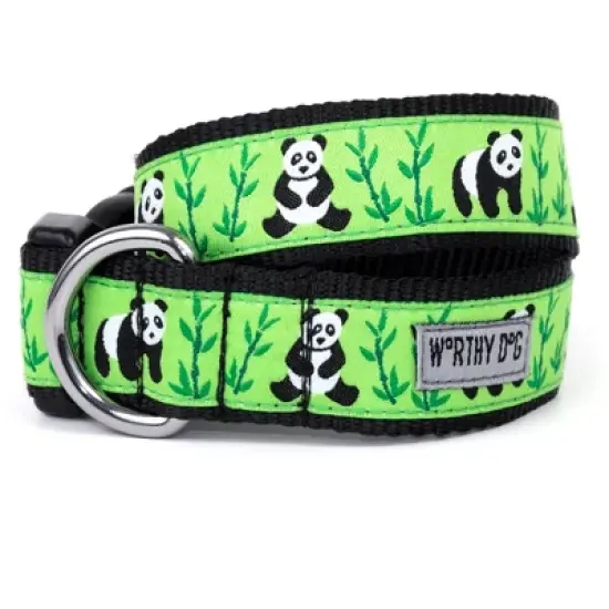 The Worthy Dog Pandas Dog Collar image {1}