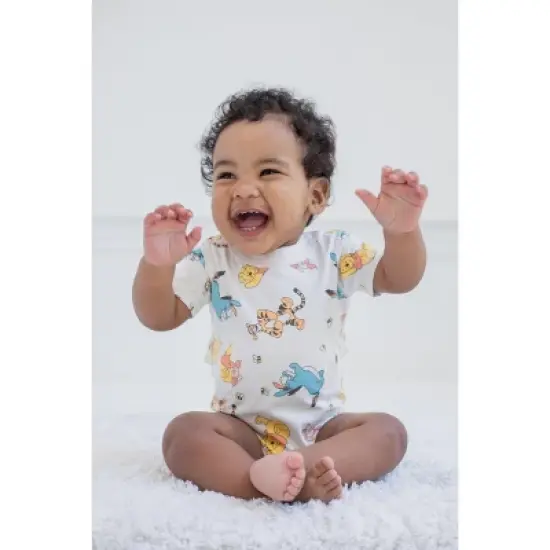 Disney G-Tube Adaptive Baby Bodysuit Mickey Mouse Lion King Winnie the Pooh Pluto Simba Piglet Newborn to Toddler image {3}