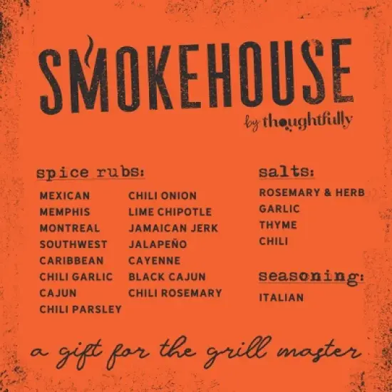 Smokehouse by Thoughtfully, Ultimate Grilling Spice Gift Set, Flavors Include Chili Garlic, Rosemary and Herb, Lime Chipotle, and More, Set of 20 image {4}