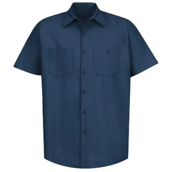 Red Kap&reg; Men's Short Sleeve Industrial Work Shirt image {3}