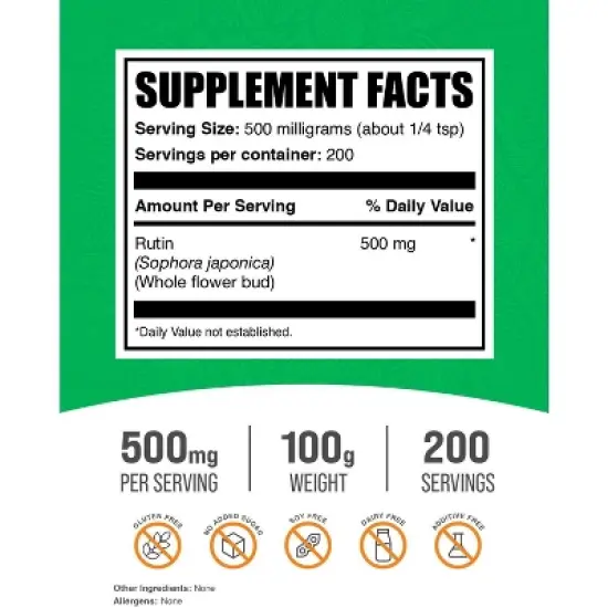 BulkSupplements Rutin Powder image {1}