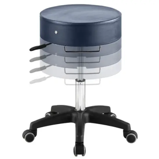 Master Massage The Glider Adjustable Rolling Stool image {1}
