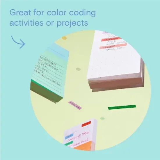 Noted by Post-it Colorful Stickers for Journals, Planners & Calendars - 96ct image {4}