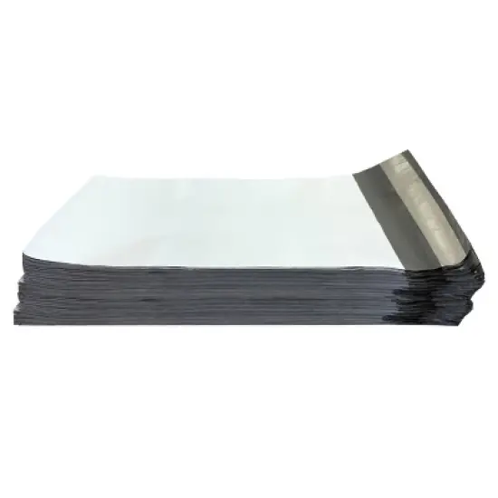 UOFFICE Pack Of 200 Poly Mailers Bags 6 x 9" - #0 White Self-Sealing Pouches Envelopes image {3}