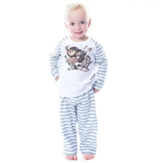Where The Wild Things Are Little Boys' Rumpus Start Striped Pajama Sleep Set Multi image {3}