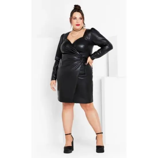 Women's Plus Size Cindy Dress - black | CITY CHIC image {9}