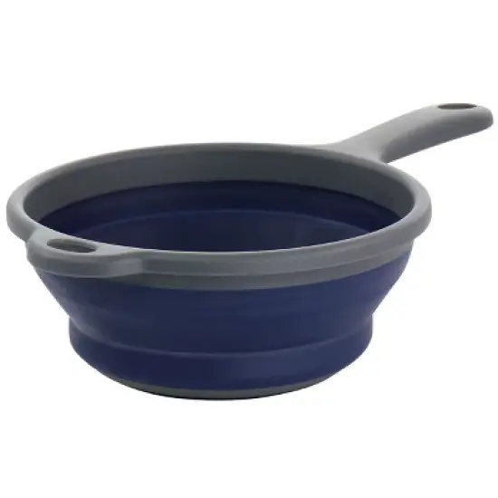 Oster Bluemarine Collapsible Polypropylene Colander with Handle in Navy image {7}