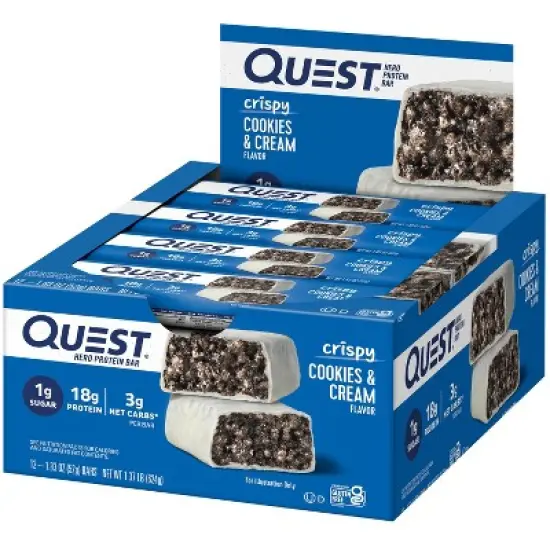Quest Nutrition Hero Protein Bar - Crispy Cookies & Cream image {1}