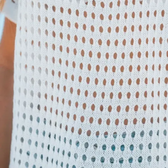 Women's Crochet V-Neck Cover-Up Top - Cupshe image {5}