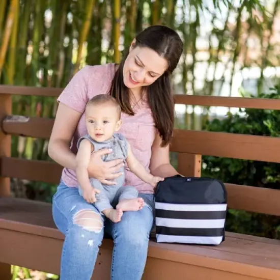 J.L. Childress MaxiCOOL Four Bottle Cooler - Black Stripe image {6}