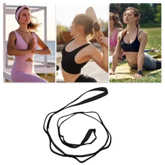 Unique Bargains Non-Elastic Yoga Band 43.31"x0.59" 1 Pc image {1}