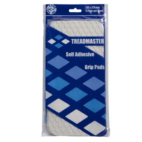 Lewmar White Sand Self-Adhesive Step Pad 5.25" L x 10.75" W Boat Equipment JWTU200023. image {2}