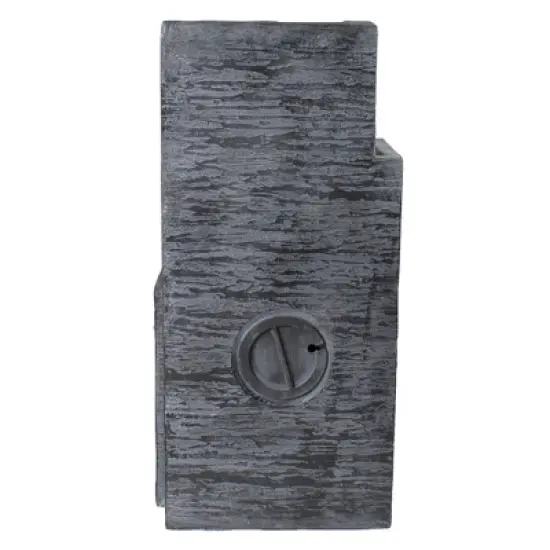 Northlight 32.25" Black and Gray Lighted Three-tier Outdoor Garden Water Fountain image {4}