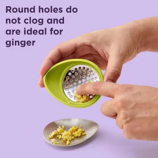 Chef'n Peel 'n Grate Ginger Peeler and Grater Green image {5}