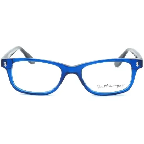 Ernest Hemingway Designer Reading Glasses H4617 New in Crystal Black-Blue 48mm image {3}