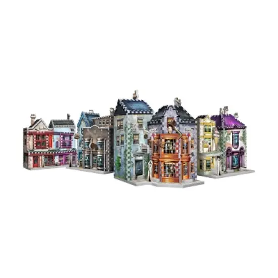 Harry Potter Diagon Alley Collection 4pk 3D Puzzle Set - 1175pc: Wrebbit Foam Educational Toy, Fantasy Theme image {15}