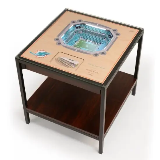 NFL Miami Dolphins 25-Layer StadiumViews Lighted End Table image {5}