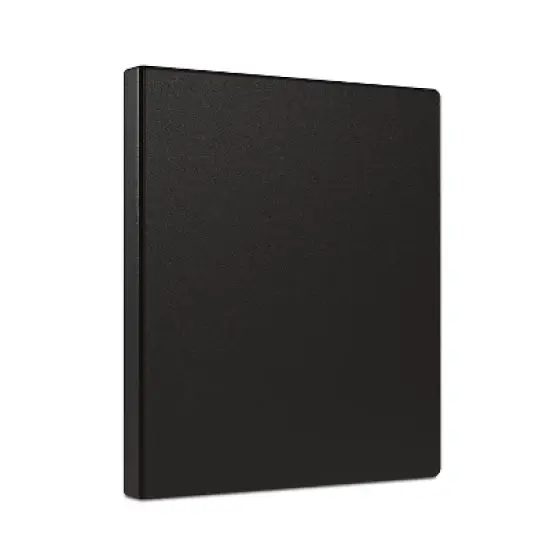 Staples Simply Light-Use .5-inch Round 3-Ring Non-View Binder Black (26851) 26851-CC image {7}