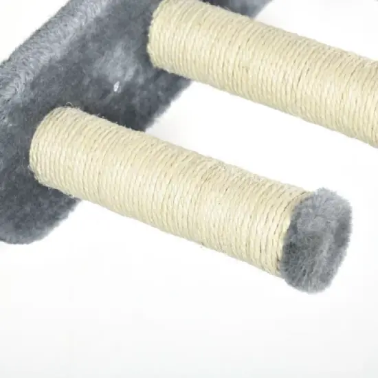 Kumasinova 4PCS Wall-Mounted Cat Tower with Scratching Post,Modern Cat Tree with Hammock,Cat Tree Tower with Perches&Steps,Space-Saving Cat Furniture image {4}