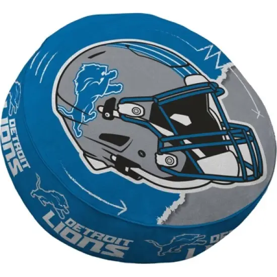 NFL Detroit Lions Split Helmet Circle Plushlete Pillow image {3}