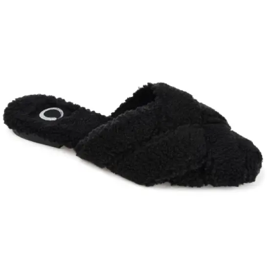 Journee Collection Women's Faux Fur Sereena Slipper image {8}