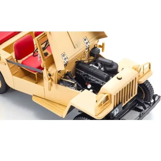 Toyota Land Cruiser BJ RHD (Right Hand Drive) Beige 1/18 Diecast Model Car by Kyosho image {2}