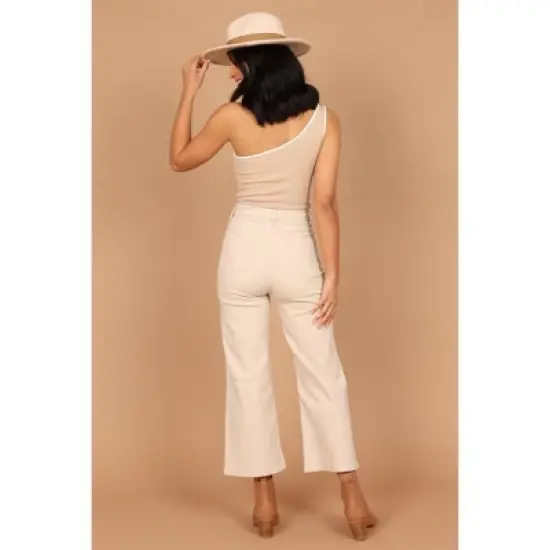 Petal and Pup Womens Georgette High Waisted Straight Leg Pants image {3}