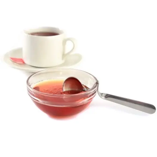 Norpro 5.5" Stainless Steel Honey / Jam Spoon with Hanging Cup Rest - Set of 2 image {3}