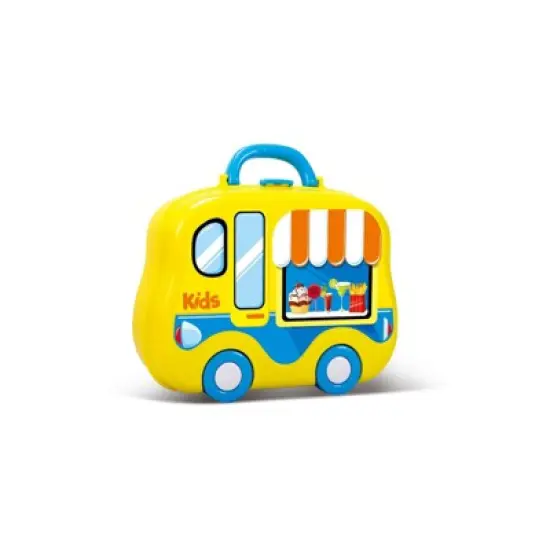 Insten 24 Piece Portable Kids Kitchen Cooking Set, Play Food, 10.5 x 8 x 8 in image {3}