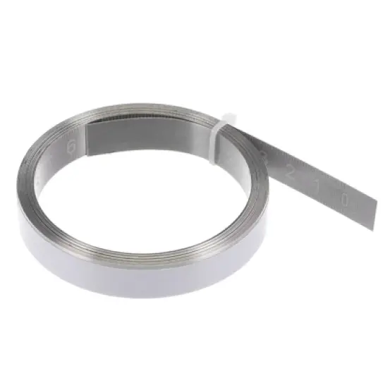 Unique Bargains Steel Right to Left Read Sticky Metric Scale Adhesive Tape Measure image {5}