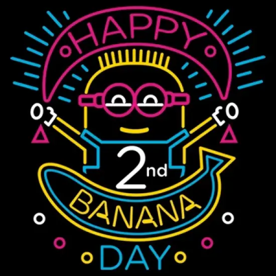 Toddler's Despicable Me Happy 2nd Banana Day T-Shirt image {1}