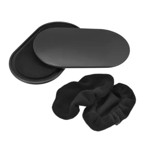 Unique Bargains Oval Yoga Dual-Sided Core Sliders for Abdominal Exercise Equipment 1 Set image {6}