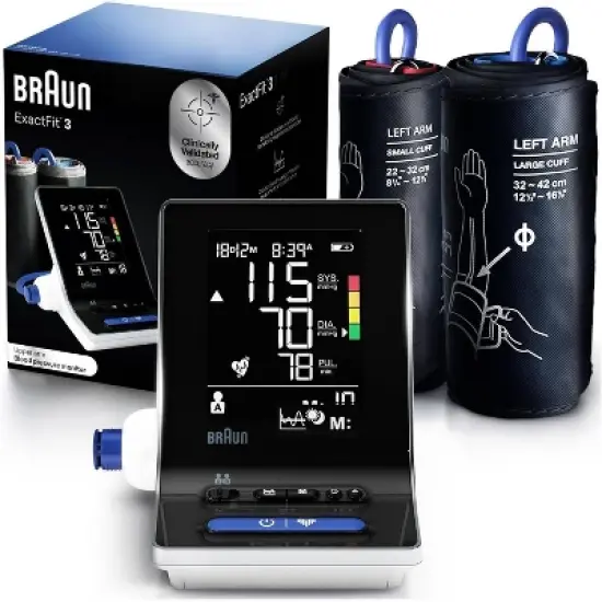 Braun ExactFit 3 Health Blood Pressure Monitor image {9}