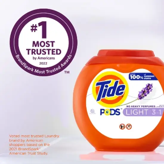 Tide Pods Light Laundry Detergent - White Lavender image {8}