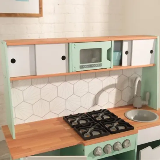 KidKraft McKinney Toddler Mid-Century Modern Play Kitchen image {4}