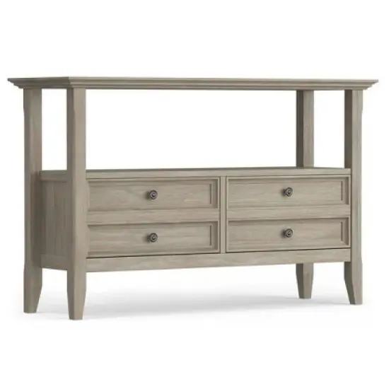 48" Normandy Medium Storage Cabinet Hickory - WyndenHall image {7}