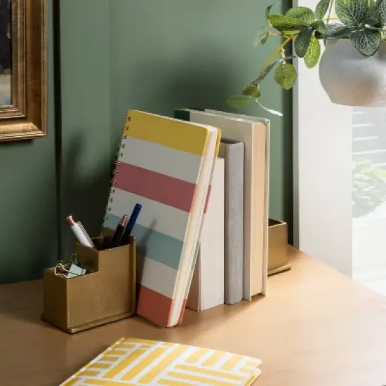 96 Sheet College Ruled Journal 7"x10" Spiral Stripe - Threshold&trade; image {1}