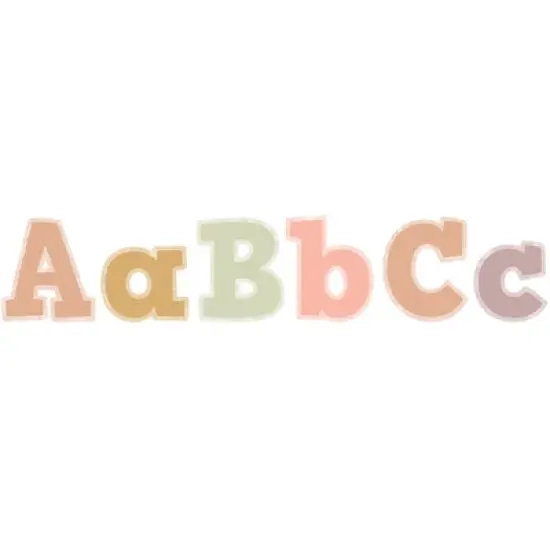 Teacher Created Resources&reg; Terrazzo Tones 4" Bold Block Letters Combo Pack, 230 Pieces image {1}