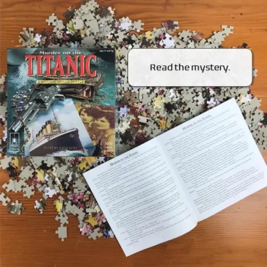 Bepuzzled Classic Mystery: Murder on the Titanic Jigsaw Puzzle - 1000pc image {2}