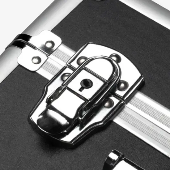 Yaheetech Rolling Aluminum 3 in 1 Makeup Case Trolley Makeup Beauty Box Case image {5}