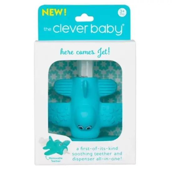 The Clever Baby Jet Medicine Dispenser and Teether - 2pc image {11}