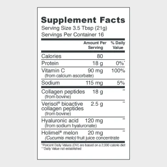 Vital Proteins Skin Support Powder - 11.9oz image {3}