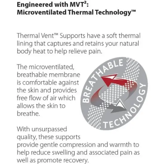 Swede-O Thermal Vent Open Knee Wrap Stabilizer image {5}