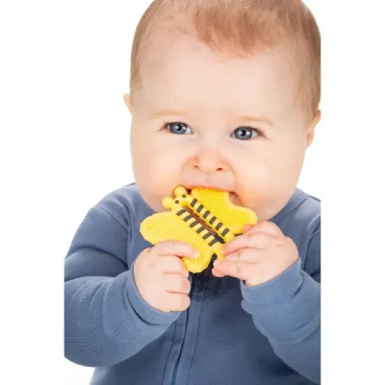Malarkey Kids Tooth Brush Teether - Bee Brush image {2}