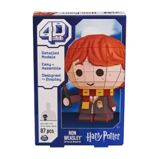 4D BUILD - Harry Potter Ron Weasley Model Kit Puzzle 87pc image {6}