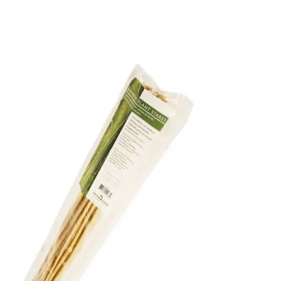 Hydrofarm HGBB4 4-Foot High Strength Natural Finish Bamboo Stakes, 25 Pack image {3}