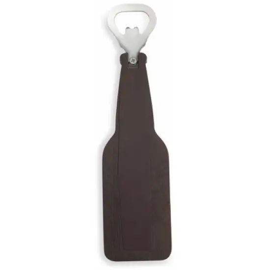 Pavilion Gift Company Man Crafted - The Best Beers Are The Ones We Drink with Friends Magnetic Bottle Opener, Brown 7" Tall image {2}
