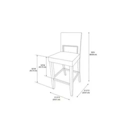 30" Vega Barstool - Linon image {6}