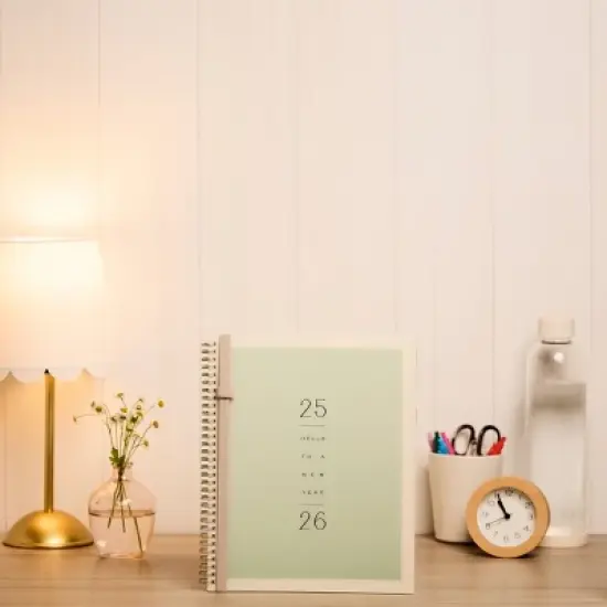 Happy Brands Organized July 2025 - June 2026 Weekly/Monthly Planner 9.37"x11.12" Soft Summer image {11}